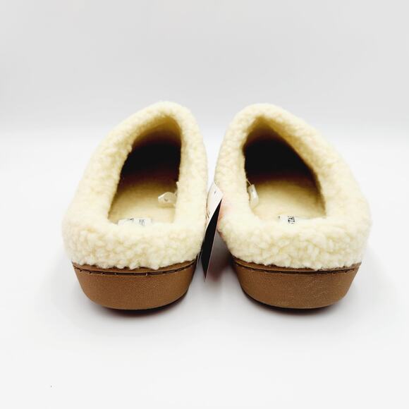 Deer Stags Men's Brown Knit Pattern Faux Fur Lined Lodge Slippers Size XL / 13 - Picture 7 of 8